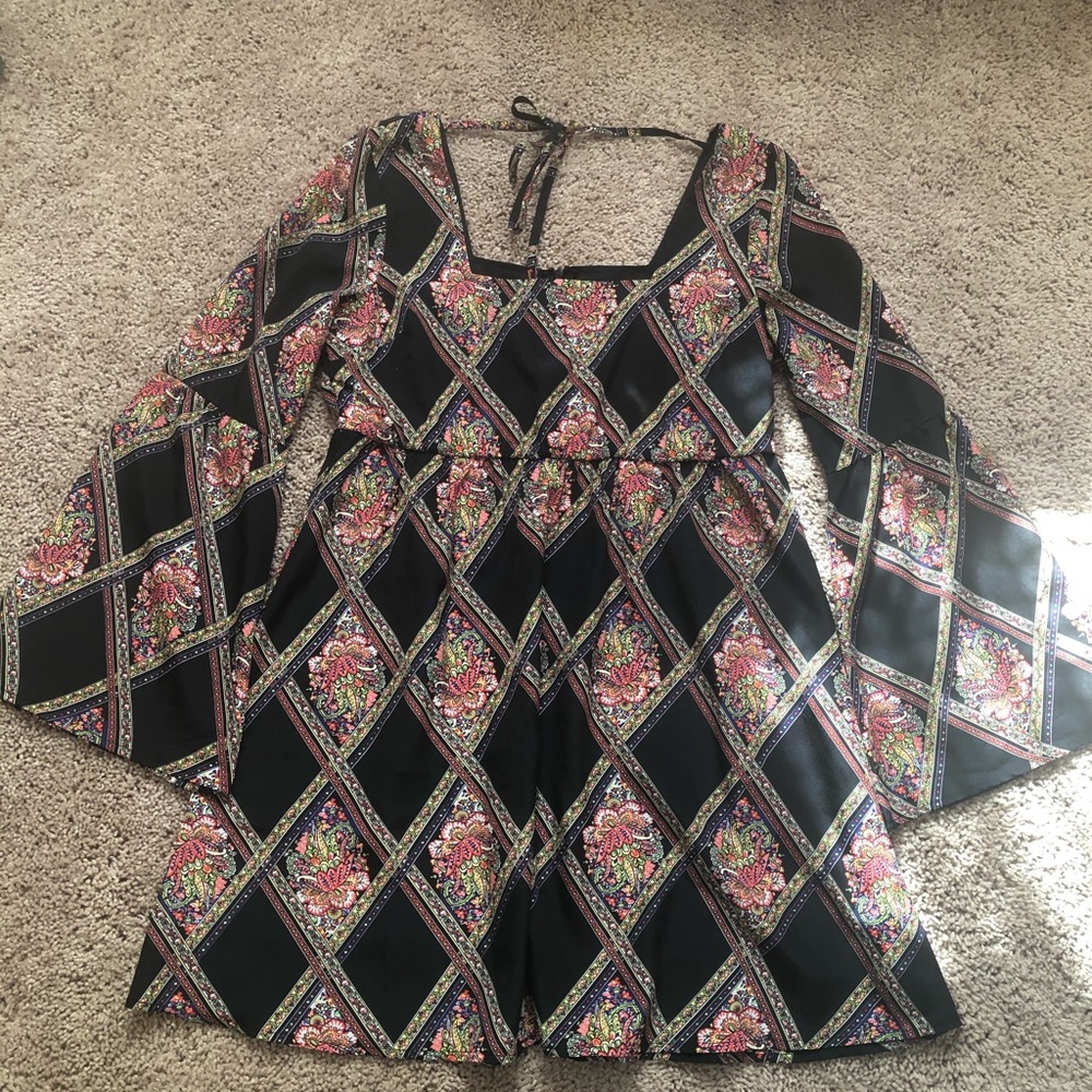 Floral peasant dress
